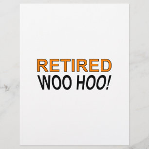 Papier Woo Hoo à la retraite