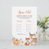 Papier Woodland Oh Boy Citrouille Quel âge avaient les pa (Debout devant)