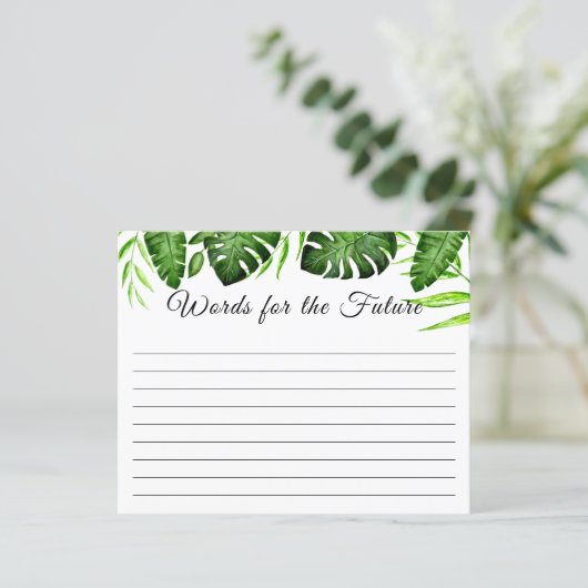 Papier Word for the Future Fête des mariées Script tropic (Debout devant)