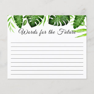 Papier Word for the Future Fête des mariées Script tropic