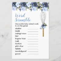 Word Scramble Jeu Marine Floral Bientôt être Whisk