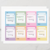 Papier Work Bestie Valentine Day Card, Corporate Pun (Devant / Derrière)