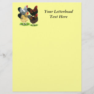 Papier Wyandotte : Assortiment de coq