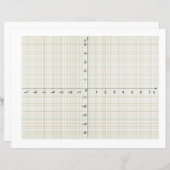 Papier X Y Coordonnées Système Algebra Math Algebraic (Devant / Derrière)