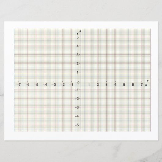 Papier X Y Coordonnées Système Algebra Math Algebraic (Devant)