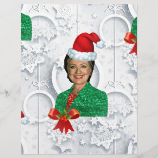 Papier xmas Hillary clinton