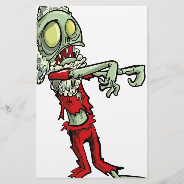 Papier xmas zombie santa claus (Devant)