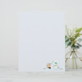 Papier Yeti de Noël (Debout devant)