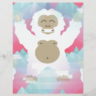 Papier yeti rose