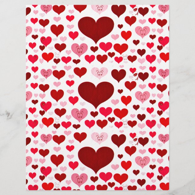 Papier Yeux d'amour_ (Devant)