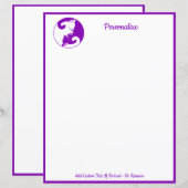 Papier Yin Yang Chats Zen Yoga Namaste Méditation (Devant / Derrière)