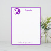 Papier Yin Yang Chats Zen Yoga Namaste Méditation (Debout devant)