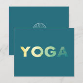 Papier Yoga Mandala (Devant / Derrière)