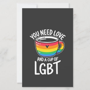 Papier You Need Love and a Cup of LGBT Pride Moth 2025