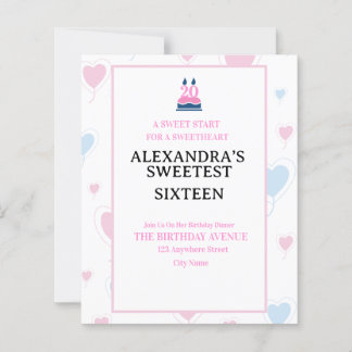 Papier Your little favorite's birthday invitation
