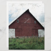 Papier Z Barn (Devant / Derrière)