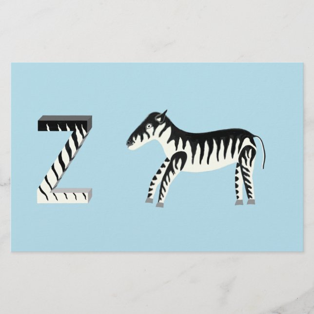 Papier Zebra (Devant)