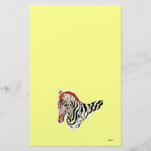 Papier/Zebra Briefpapier