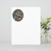 Papier Zèbre 1 (Debout devant)