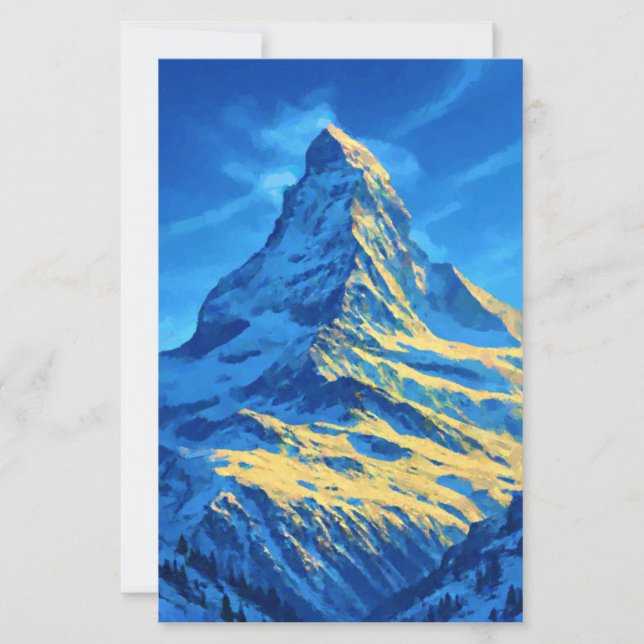 Papier Zematt Matterhorn Suisse (Devant)