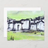 Papier Zhongguo Cun - Village chinois (Devant / Derrière)