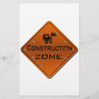 Papier Zone de construction