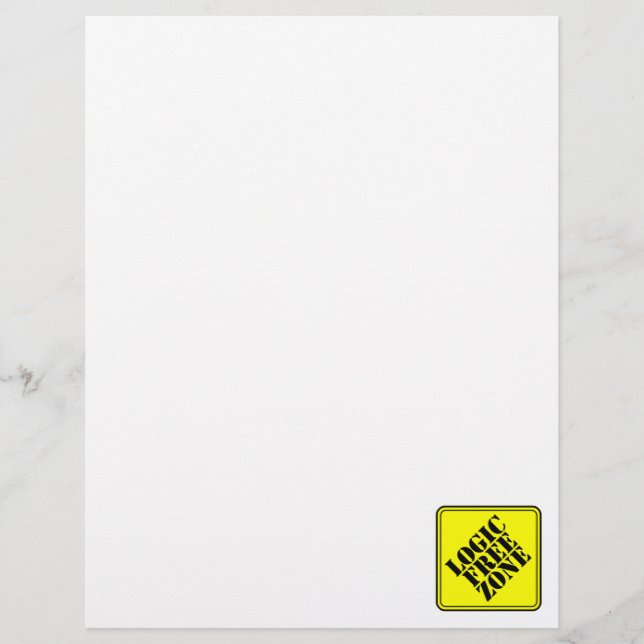 PAPIER ZONE LIBRE DE LOGIQUE (Devant)