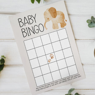 Papier Zoo Safari Animaux Baby shower double face Jeu