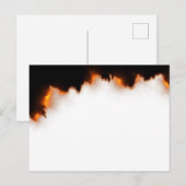 Papierachtergrond Sjabloon gebied verbranden Briefkaart (Voorkant / Achterkant)