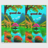 Papierafwerking: mat inpakpapier (Vlak)