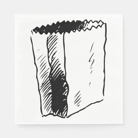 Papierbakken Napkins Servet (Voorkant)