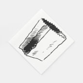 Papierbakken Napkins Servet (Hoek)
