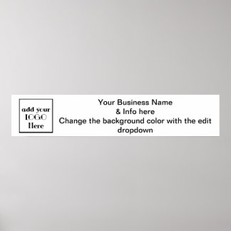 Papierbanner voor handel of show voor ambachtelijk poster