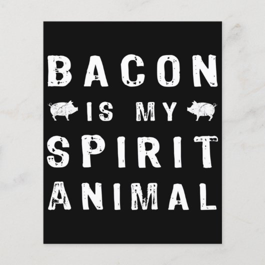 Papierblad | Bacon Eggs Food | Voedingspartij (Voorkant)