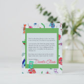 Papierblad Santa Letter aanpassen (Staand voorkant)