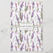 Papierblad voor lade en lade zeep (Voorkant)