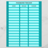 Papierblad Wachtwoordtracering (Voorkant)