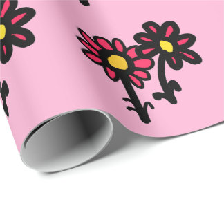 Papierbloemen Inpakken Cadeaupapier