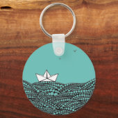 Papierboot Sleutelhanger (Voorkant)