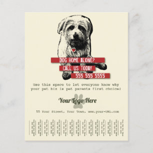 Papierbrochure voor gezelschapsdieren - Personeel Flyer