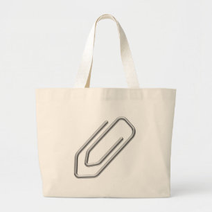 Papierclip Grote Tote Bag