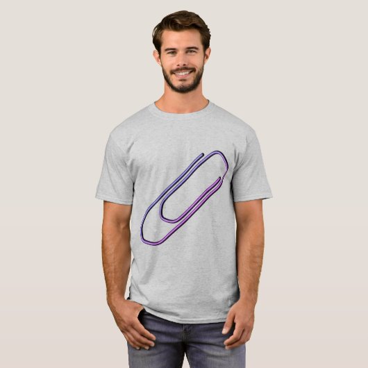 "Papierclip" T-shirt (Voorkant volledig)