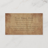 papiereffect visitekaartje (Achterkant)