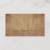 papiereffect visitekaartje (Voorkant)