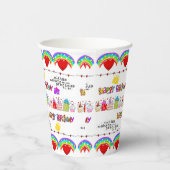 Papieren beker Happy Valentine's Day Happy Birthda (Rechts)