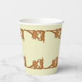 Papieren beker - IJzeren beugel bladeren (Achterkant)