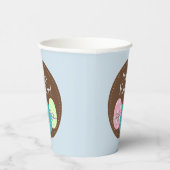 Papieren beker met paaseieren (Rechts)