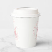 Papieren beker met poppenkast (Links)