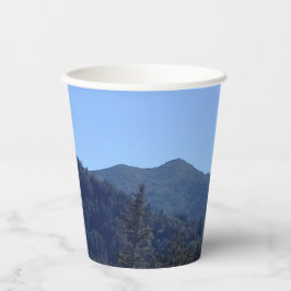 Papieren beker Mt Tamalpais en Redwood Bomen
