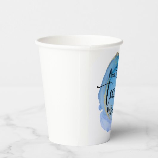 Papieren beker op maat (Rechts)